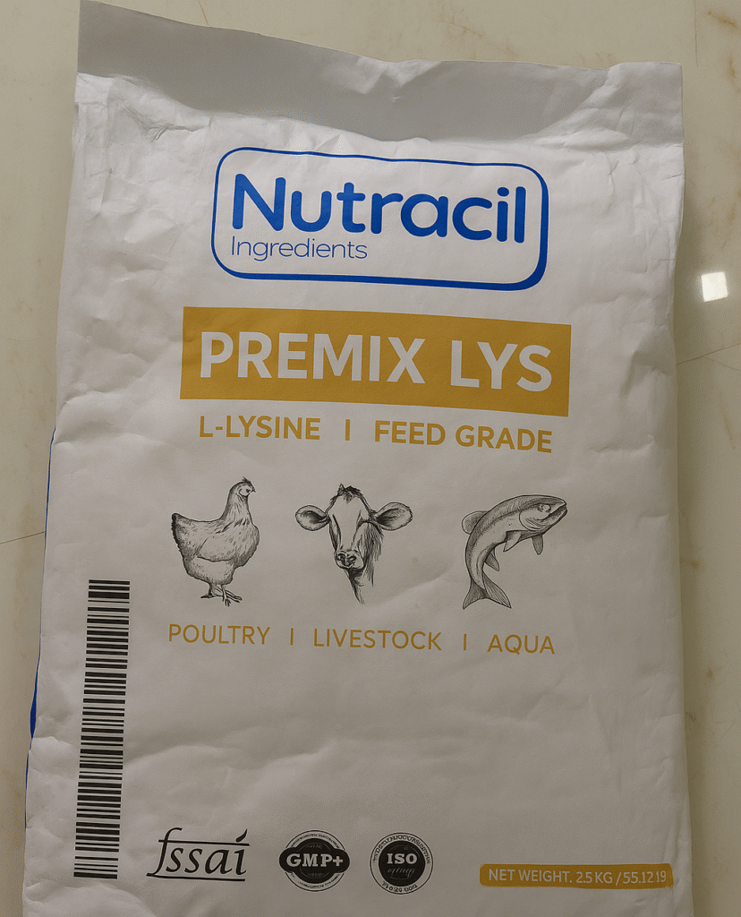 Premix LYS (L-Lysine HCL Feed Grade)